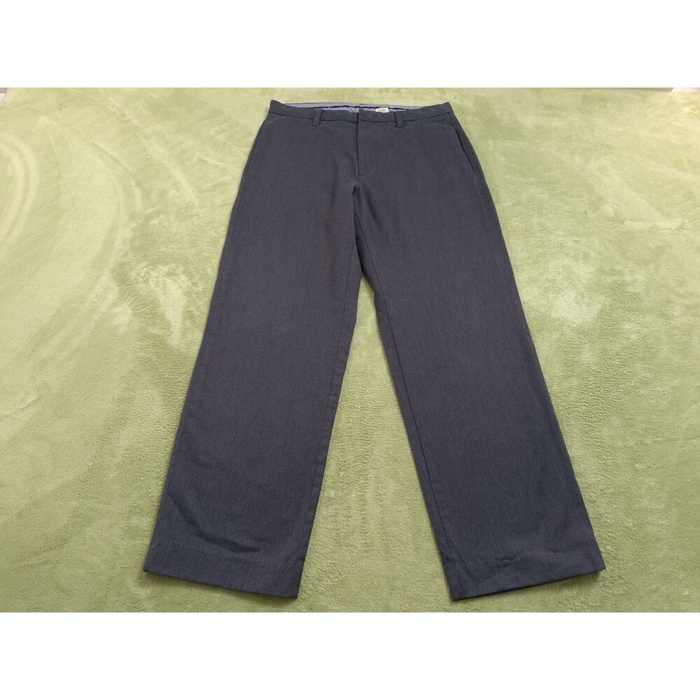 GAP Pants Mens 33x30 Gray Classic Fit Casual Chinos Stretch Cotton Flat Front